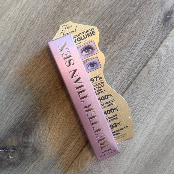 TOO FACED BETTER THAN SEX Voluminous Black Mascara NWT - Picture 1 of 3